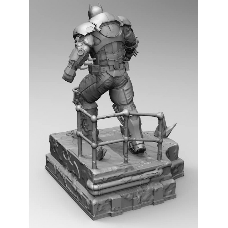 File in 3D Batman Arkham Origins XE Suit Statue