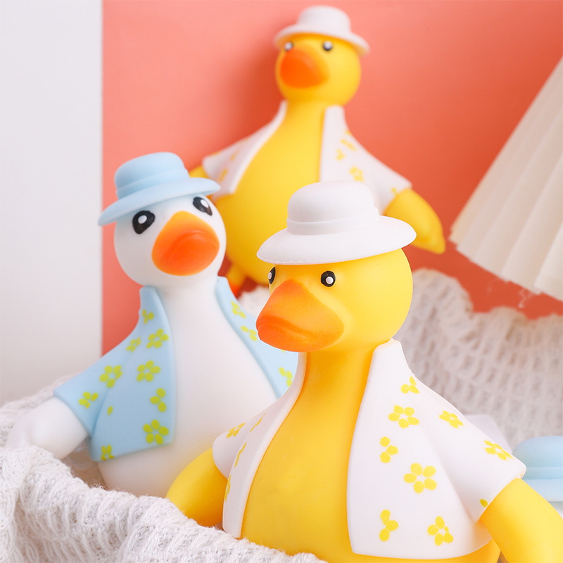 Đồ chơi squishy vịt đại ca kiểu dáng dễ thương
