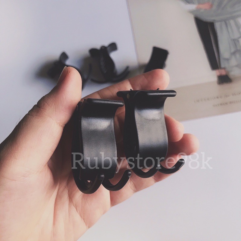 [HCM]Kẹp càng cua 3 răng/5 răng loại nhám đen