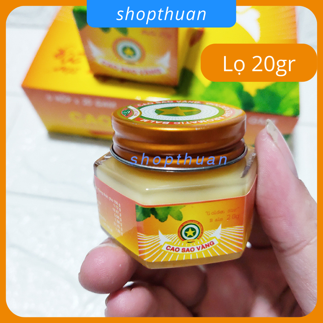 Cao sao vàng TW3 lọ 20gr