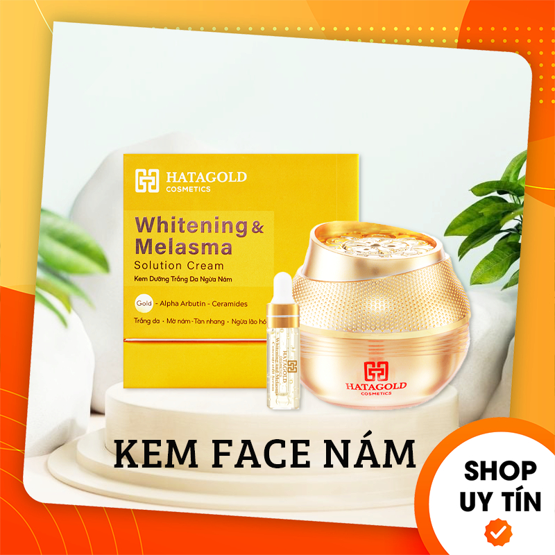 Kem face nám hatagold - kem dưỡng ngừa nám tinh chất nhị sen tặng serum