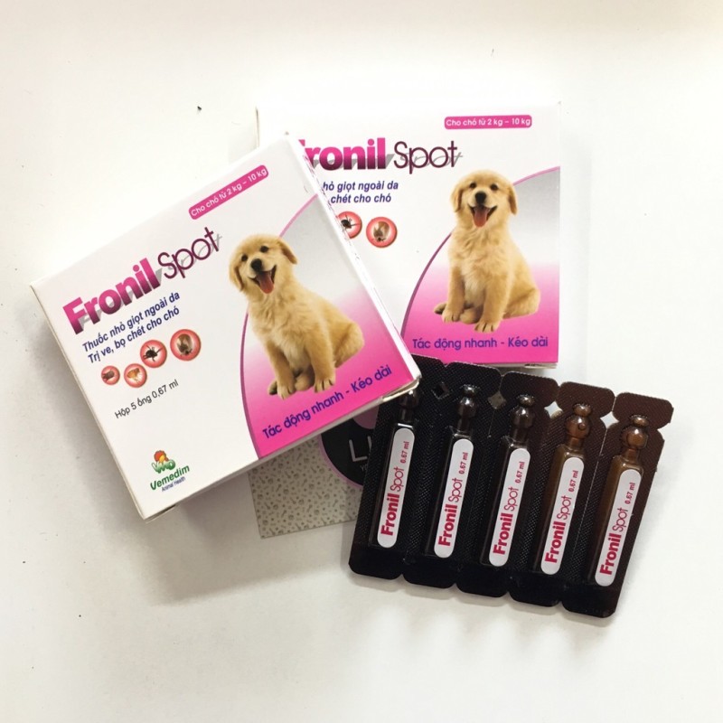 Nhỏ Gáy Phòng Và Trị Ve Rận Bọ Chét Cho Chó Fronil Spot Tuýp - Hi Petshop