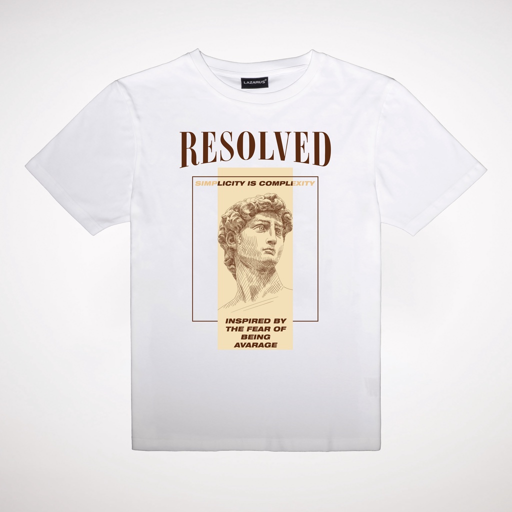 Áo thun form rộng Resolved thương hiệu LAZARUS Chất Supima cotton cao cấp chính hãng