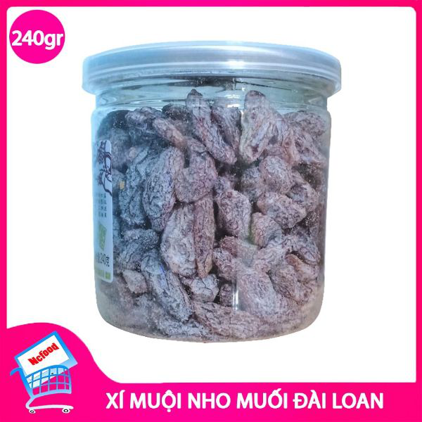 XÍ MUỘI NHO 240GR DATE MỚI - ĂN VẶT