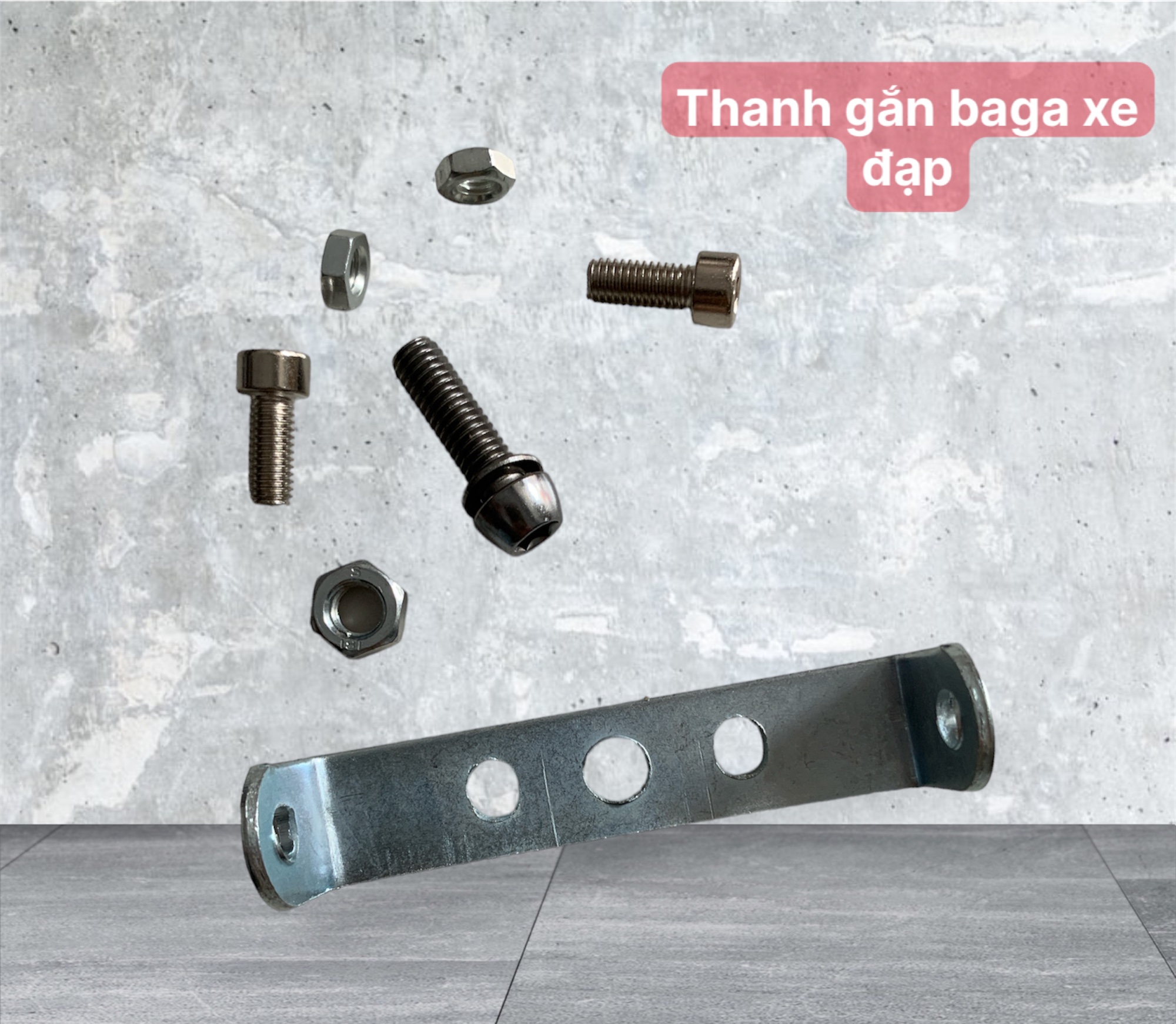 thanh bắt baga xe đạp, dùng cho mọi loại xe