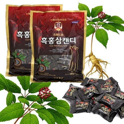 [HCM]Kẹo Hắc Sâm Hàn Quốc 300gr