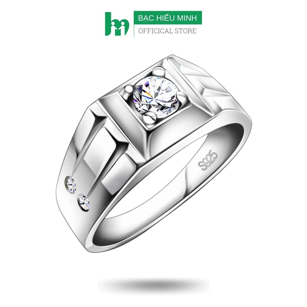 Nhẫn nam Bạc Hiểu Minh na003 (Bạc)