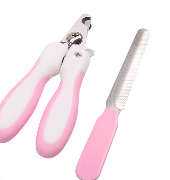 2 Size cat dog nail clippers & cat file supply