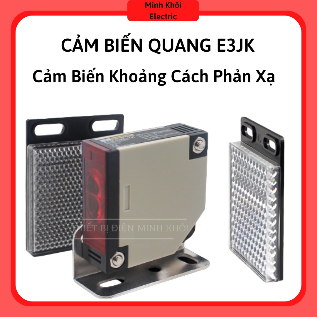 Cảm biến quang omron e3jk-r4m1, e3jk-ds30m1, e3jk-5dm1, công tắc cảm biến hồng ngoại, cảm biến khoảng cách phản xạ