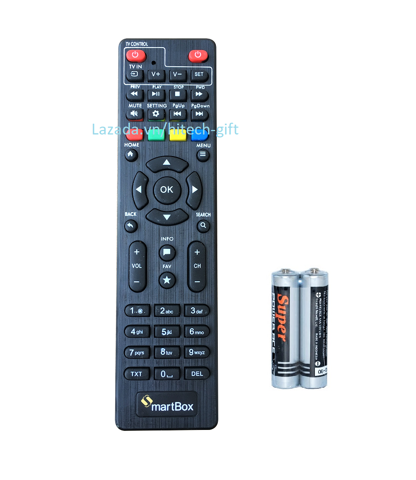 Remote điều khiển đầu thu tv vnpt smartbox hộp tivi mytv smart box