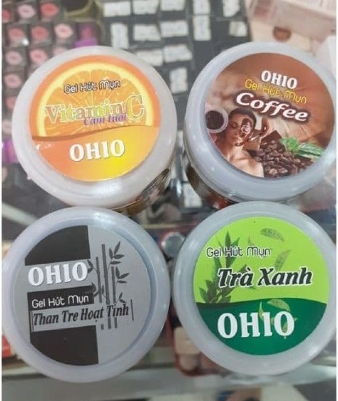 Lột mụn Ohio vitamin c-coffee-than tre và trà xanh