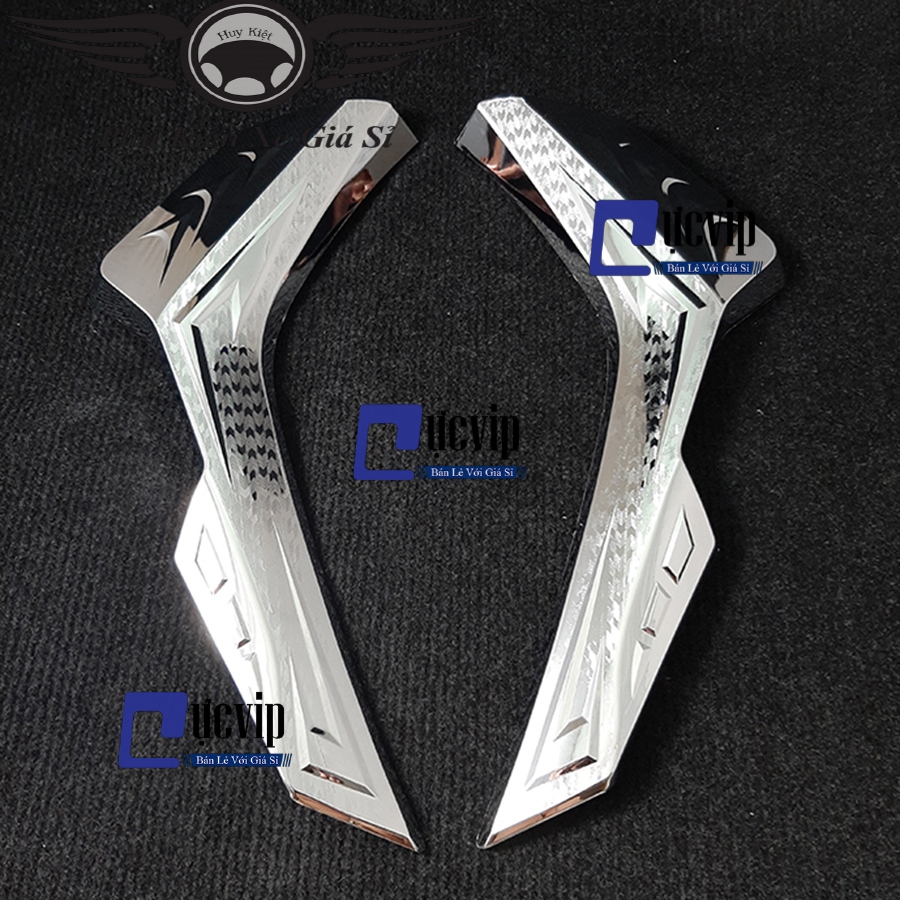 [HCM]Ốp Co Bửng Vario 2018 - 2019 Xi Inox MS1841