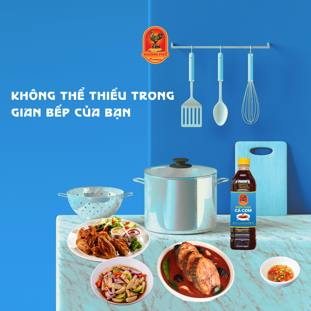 Nước chấm cá cơm Hương Phú 7 độ đạm 1000ML