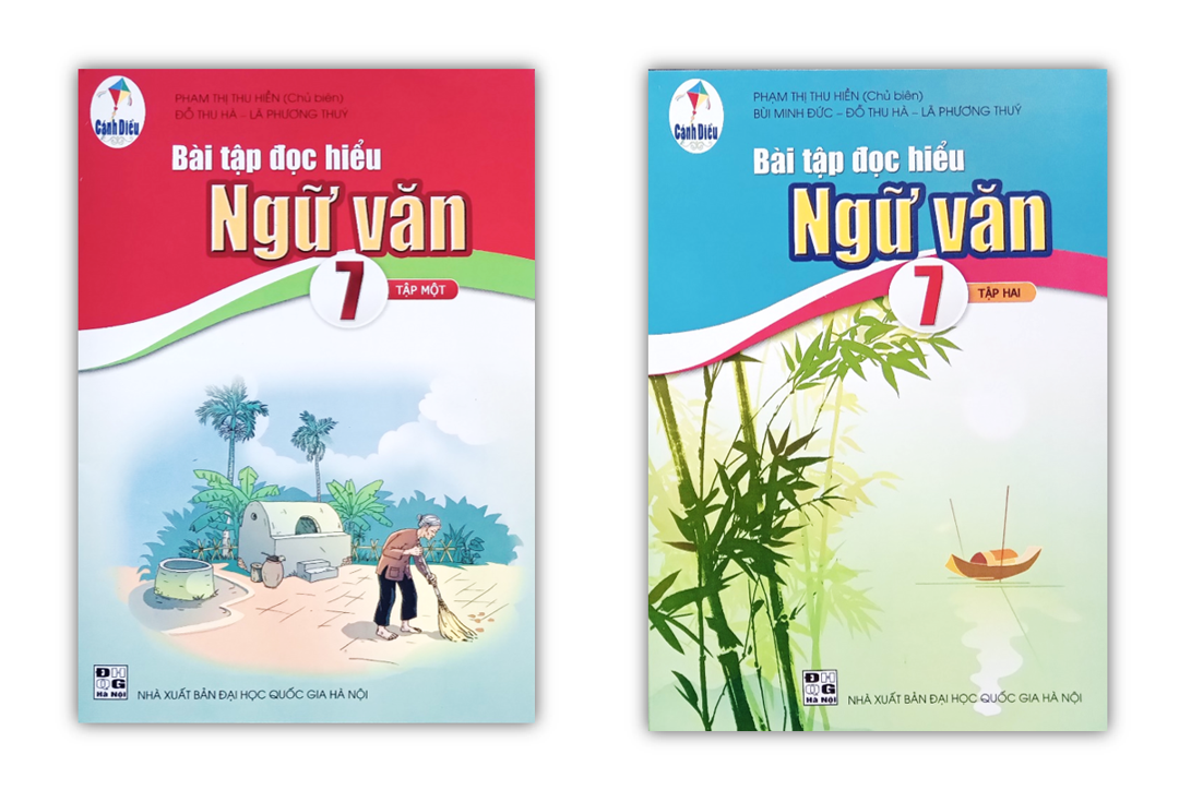 Sách - Combo Bài tập đọc hiểu Ngữ văn 7 - tập 1 + 2 ( Cánh diều )