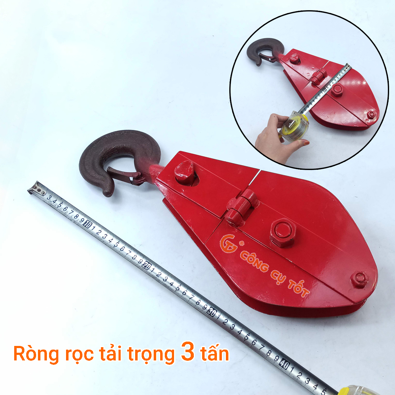 Ròng rọc treo dây cáp 30- 500kg size tùy chọn
