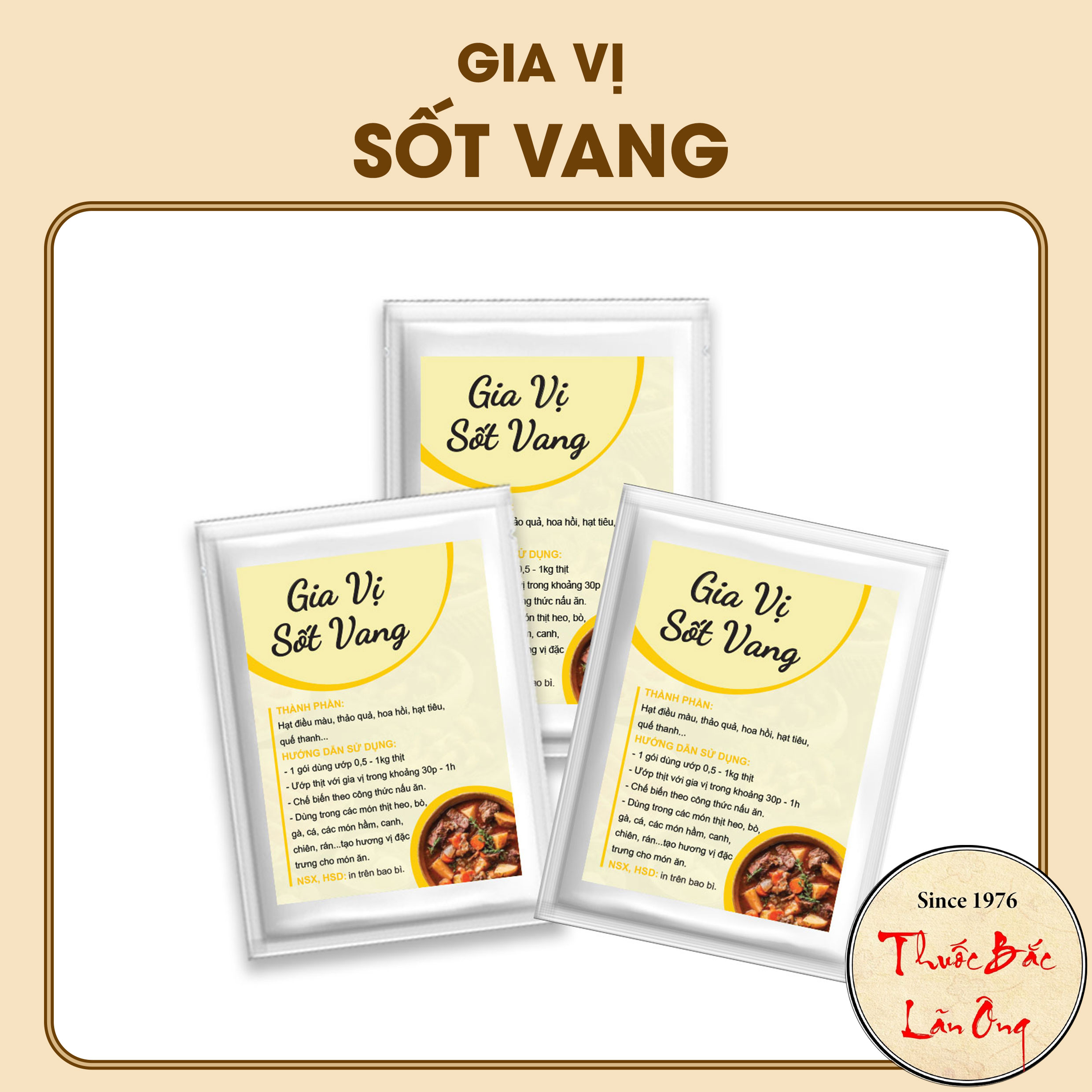 Gia vị nấu sốt vang, nguyên liệu nấu sốt vang chuẩn vị