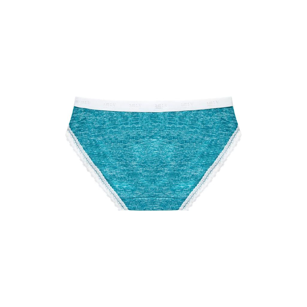 Combo 2 Quần Lót Thun Lạnh Phối Lụa Co Giãn 4 Chiều MILEY LINGERIECombo 2 Women's Underpants with Wood Texture Miley Lingerie