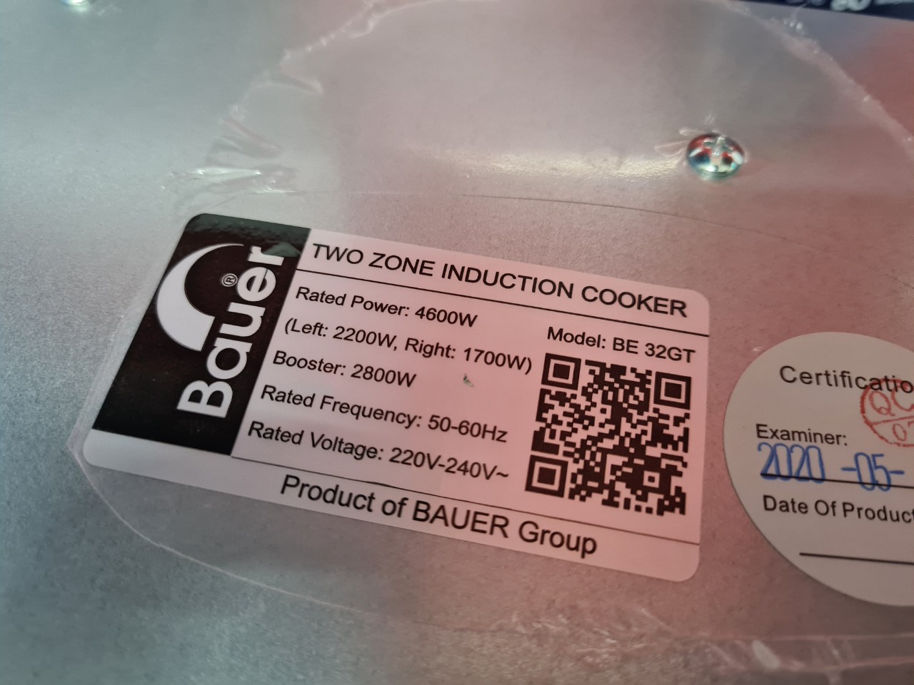 [Trả góp 0%]Bếp từ đôi Bauer BE-32GT - GIẢM THÊM 16 TRIỆU ĐỒNG