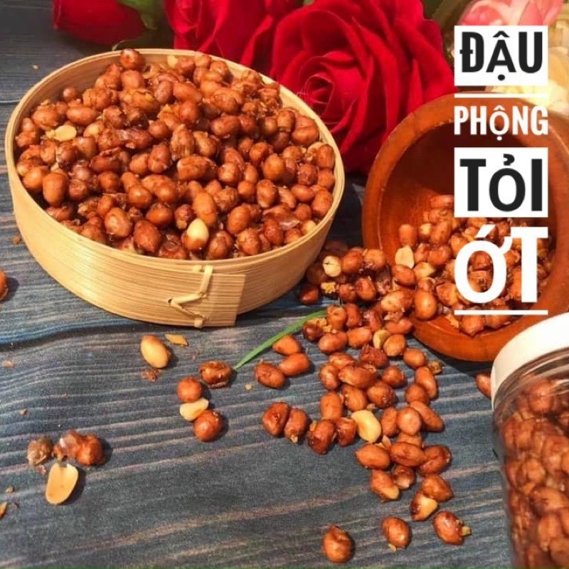 Đậu phộng rang tỏi ớt 500g