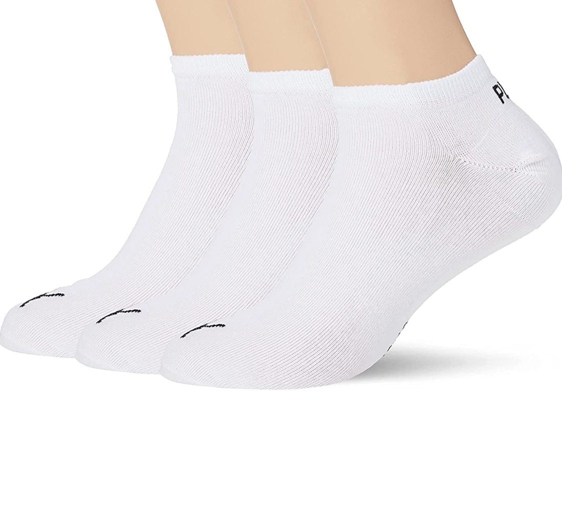 Tất Puma trắng cổ ngắn, SET 10