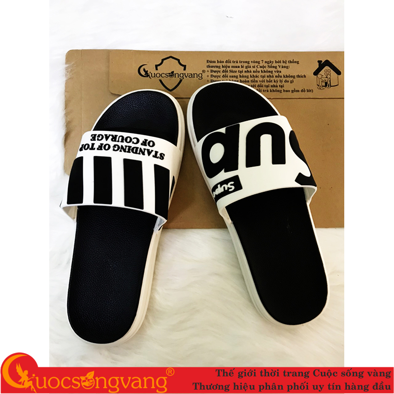 Dép đôi nam nữ EVA dép cặp kiểu thời trang GLD048 Cuocsongvang