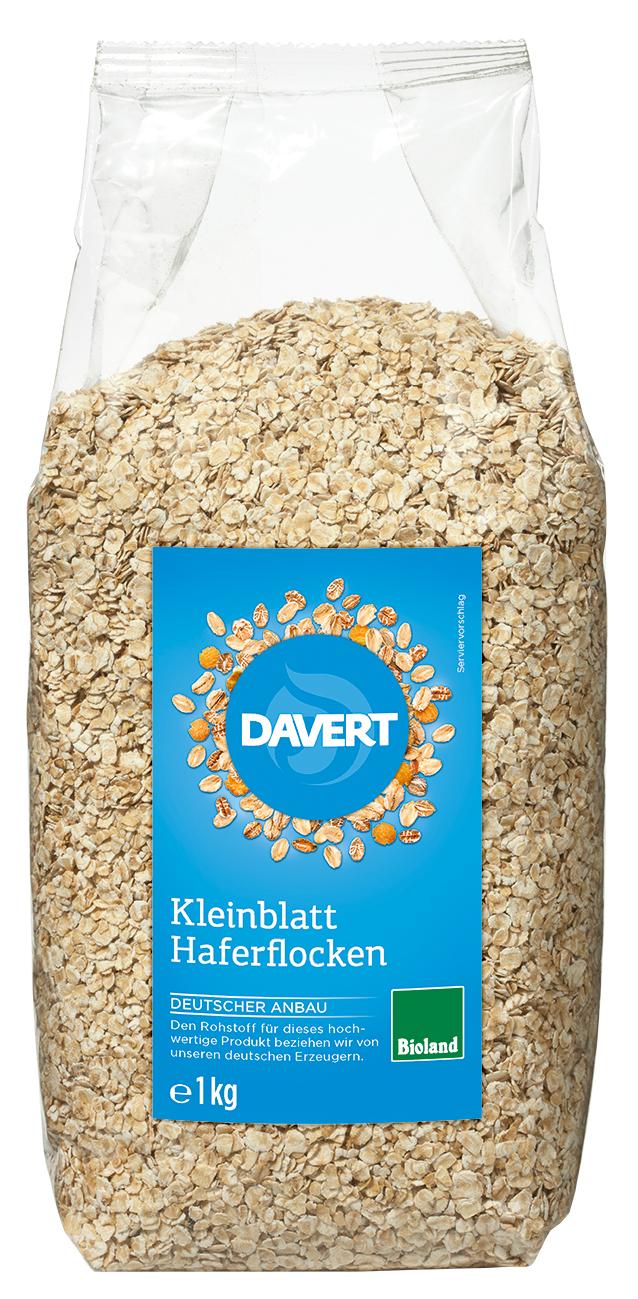 Yến mạch cán nhỏ (ăn liền) hữu cơ Davert (1kg)
