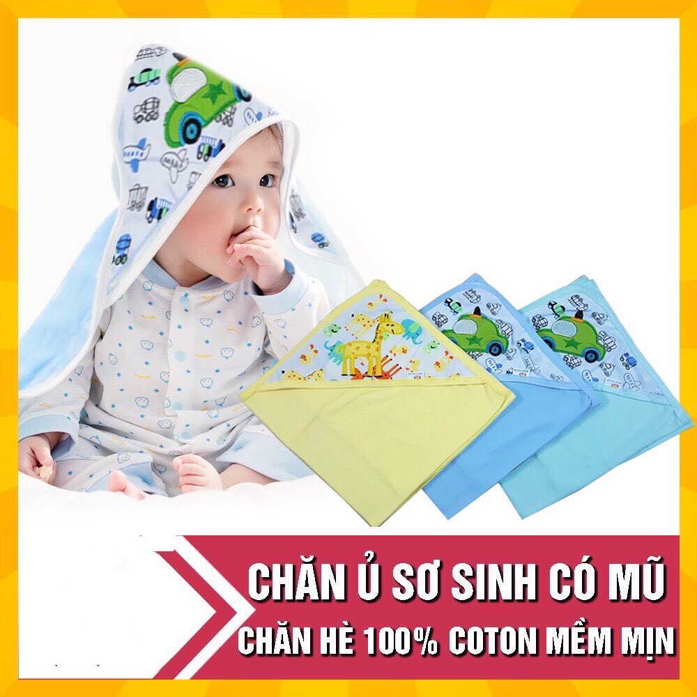 Choàng chăn ủ cotton carter cho bé sơ sinh