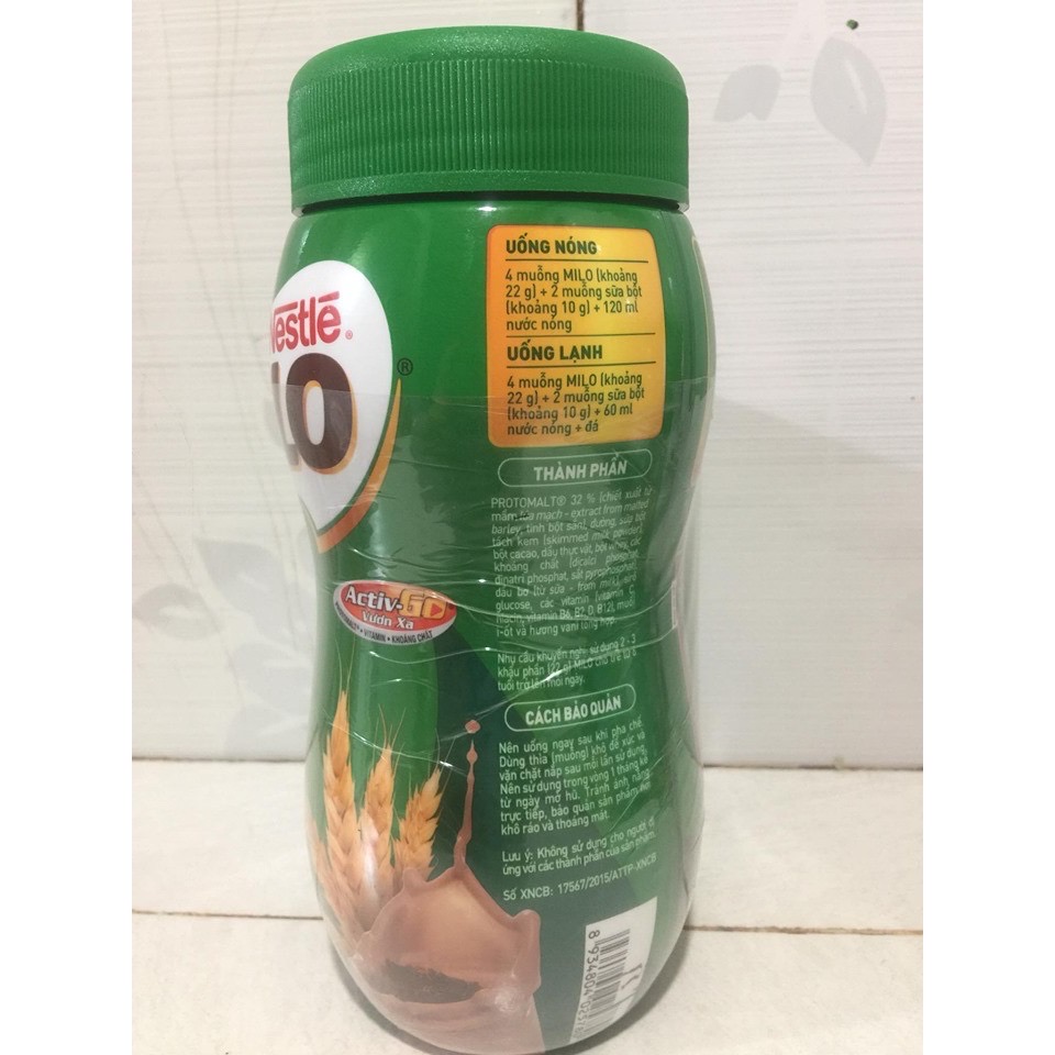 Milo bột hủ hòa tan 400gr