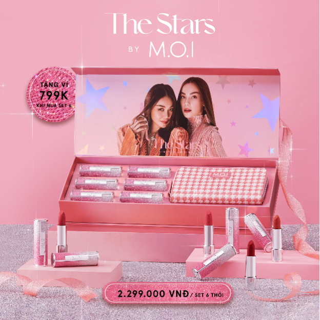 [CHÍNH HÃNG] [MUA 1 TẶNG 1] SON THỎI M.O.I THE STARS