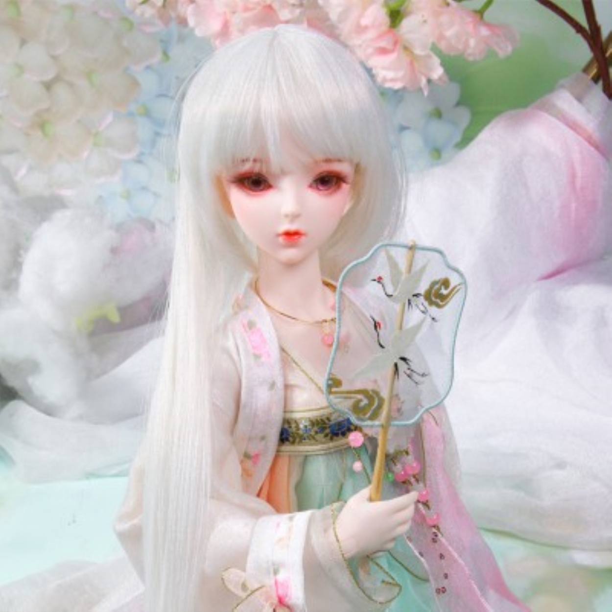 ☃ Tóc giả xoăn dài tỉ lệ 1:3 1:6 cho búp bê