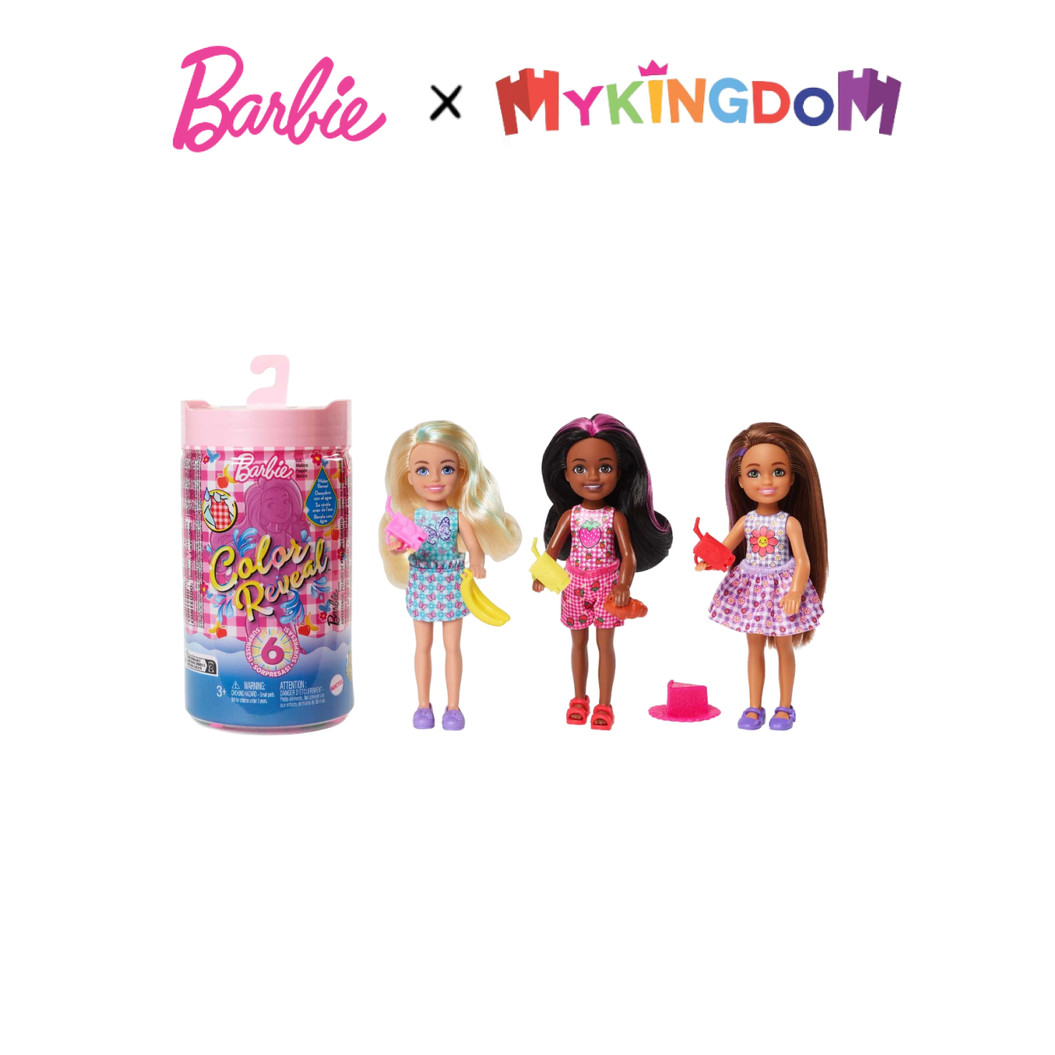 Đồ chơi barbie búp bê chelsea đổi màu- phiên bản thời trang picnic hkt81