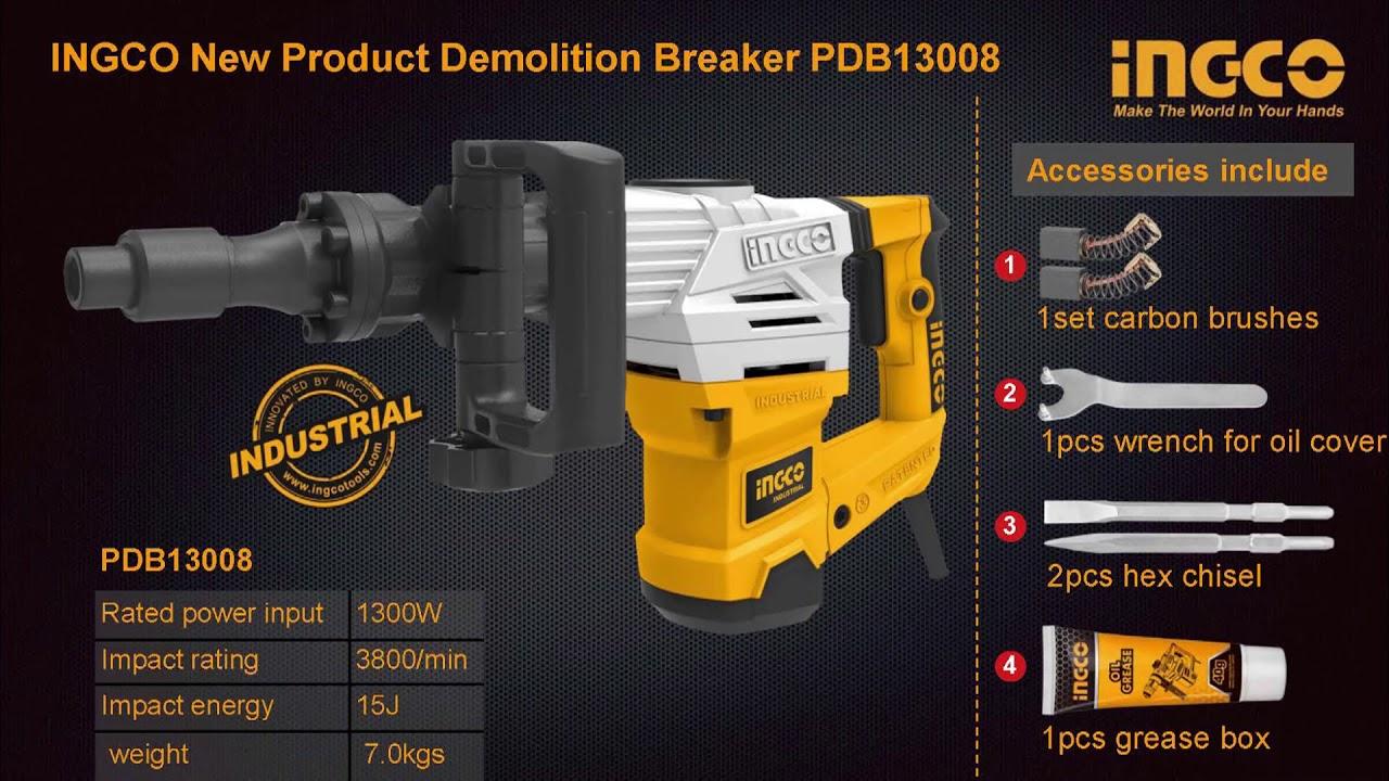 1300w máy đục bê tông ingco pdb13008