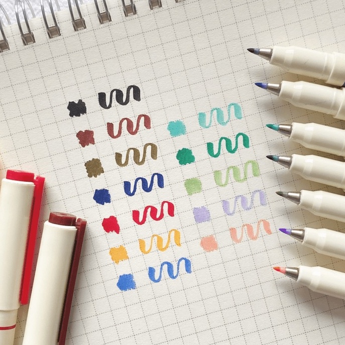 Bút Viết Thư Pháp Hiện Đại Calligraphy Màu Pastel - Bút Calligraphy ngòi Cứng màu Macaron