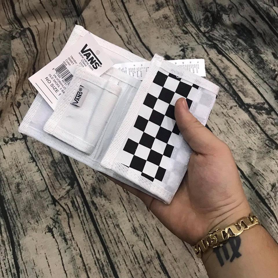 [YoloBoutique] VÍ VANS UNISEX (ĐEN TRẮNG, ĐEN XÁM)