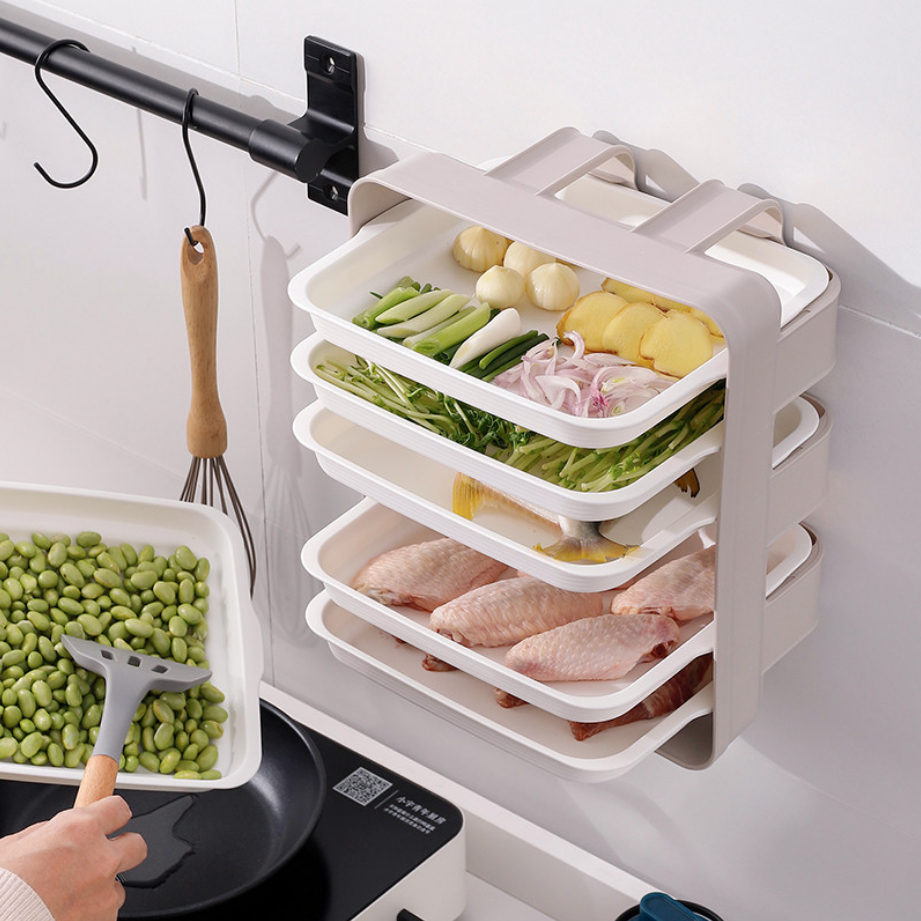 Kệ để dĩa 6 tầng đựng thức ăn