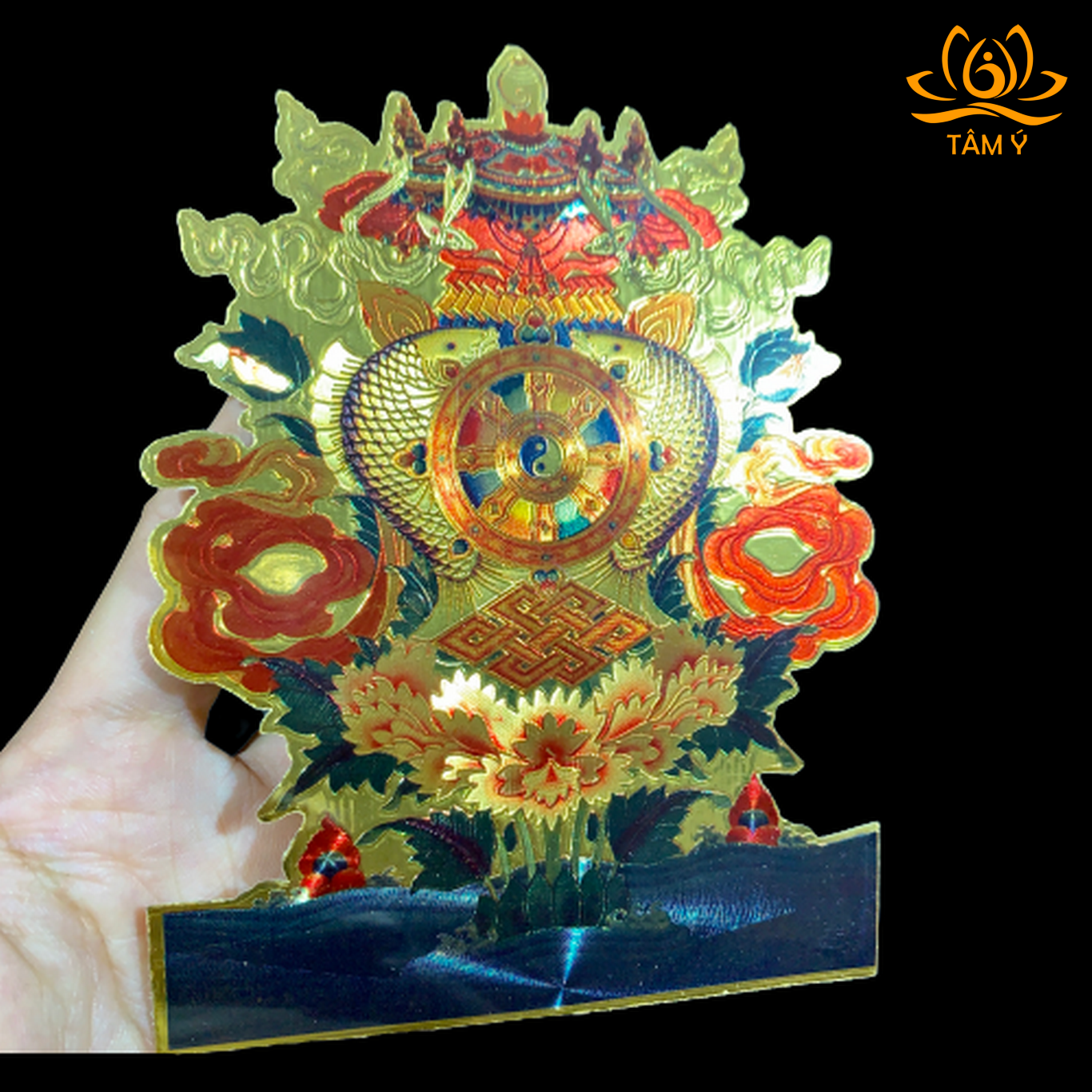 Combo 5 Miếng dán Bát Kiết Tường (Bát Bảo- Tám Cát Tường)