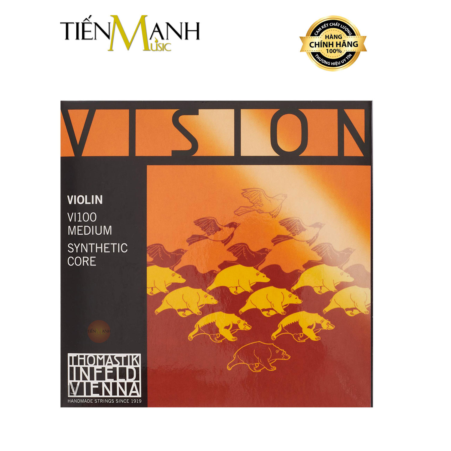 Thomastik infeld vision 4/4 violin string set vi100