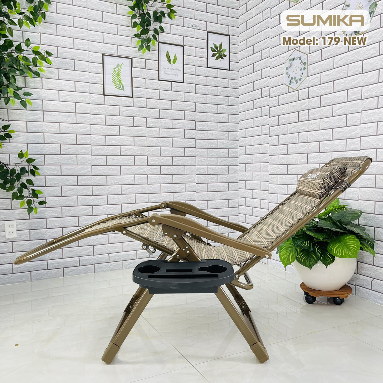 Ghế xếp thư giãn Sumika 179 NEW (tải trọng 300kg)