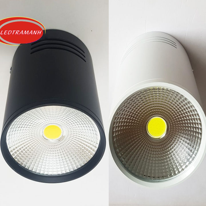 Đèn lon ống bơ Led tròn ốp nổi 12w H2 chip cob đường kính 100mm