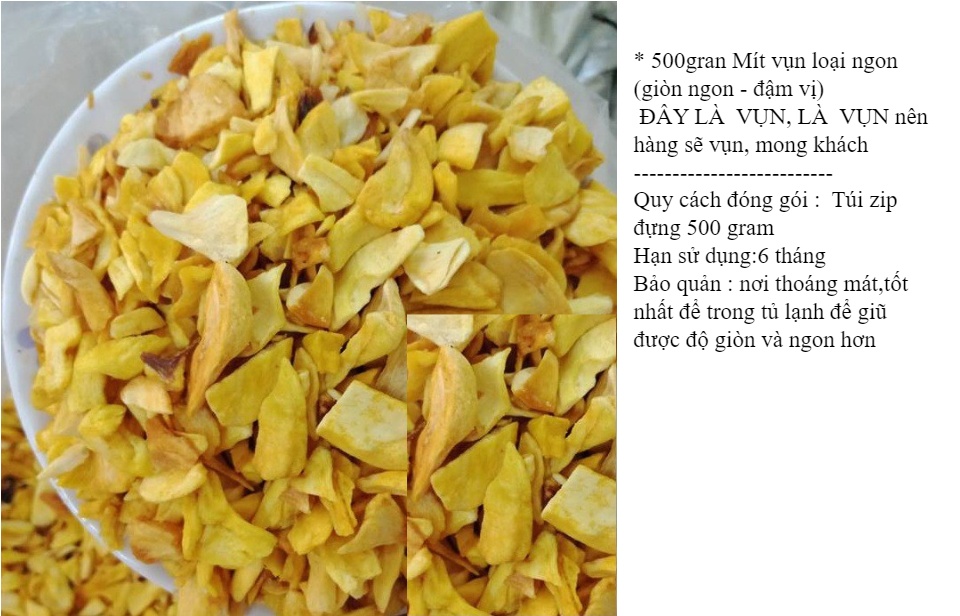 500G MÍT SẤY VỤN GIÒN NGỌT