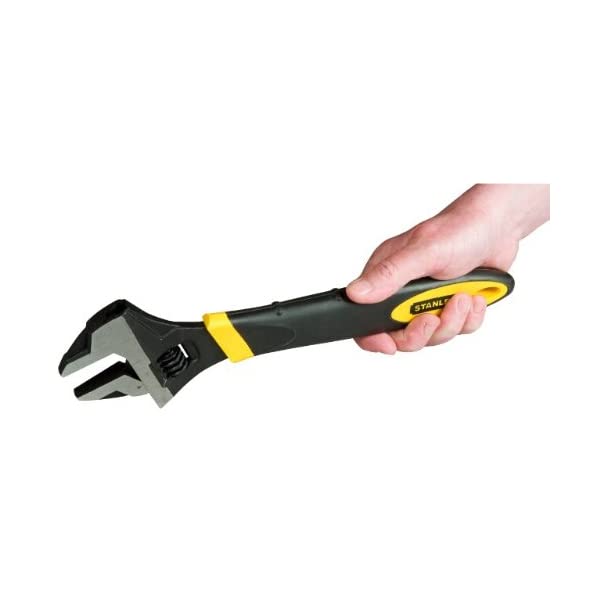 Mỏ lết 8inch Stanley 90-948 (Đen vàng)