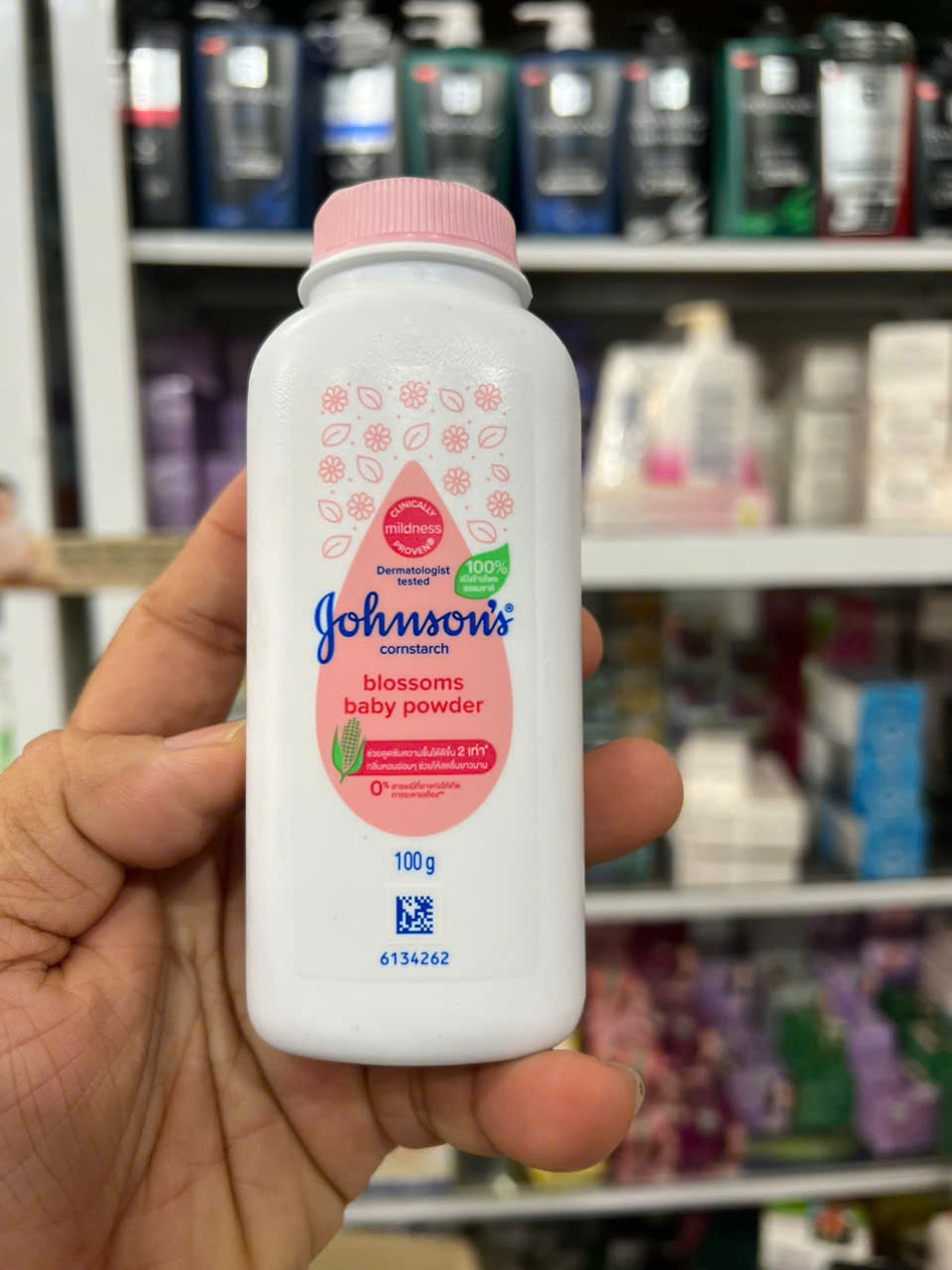 Phấn rôm Johnsons Baby  100g