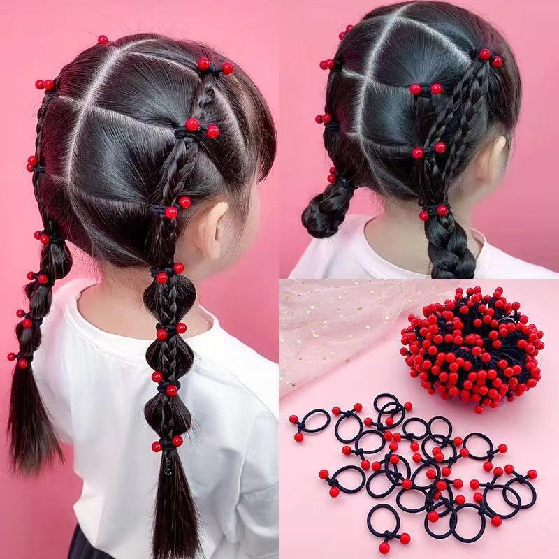 [FREESHIP + HOÀN TIỀN 50K] Set 5 - 10 cột tóc mini co giãn tết tóc cho bé yêu siêu dễ thương HOTTREND HaLa0097