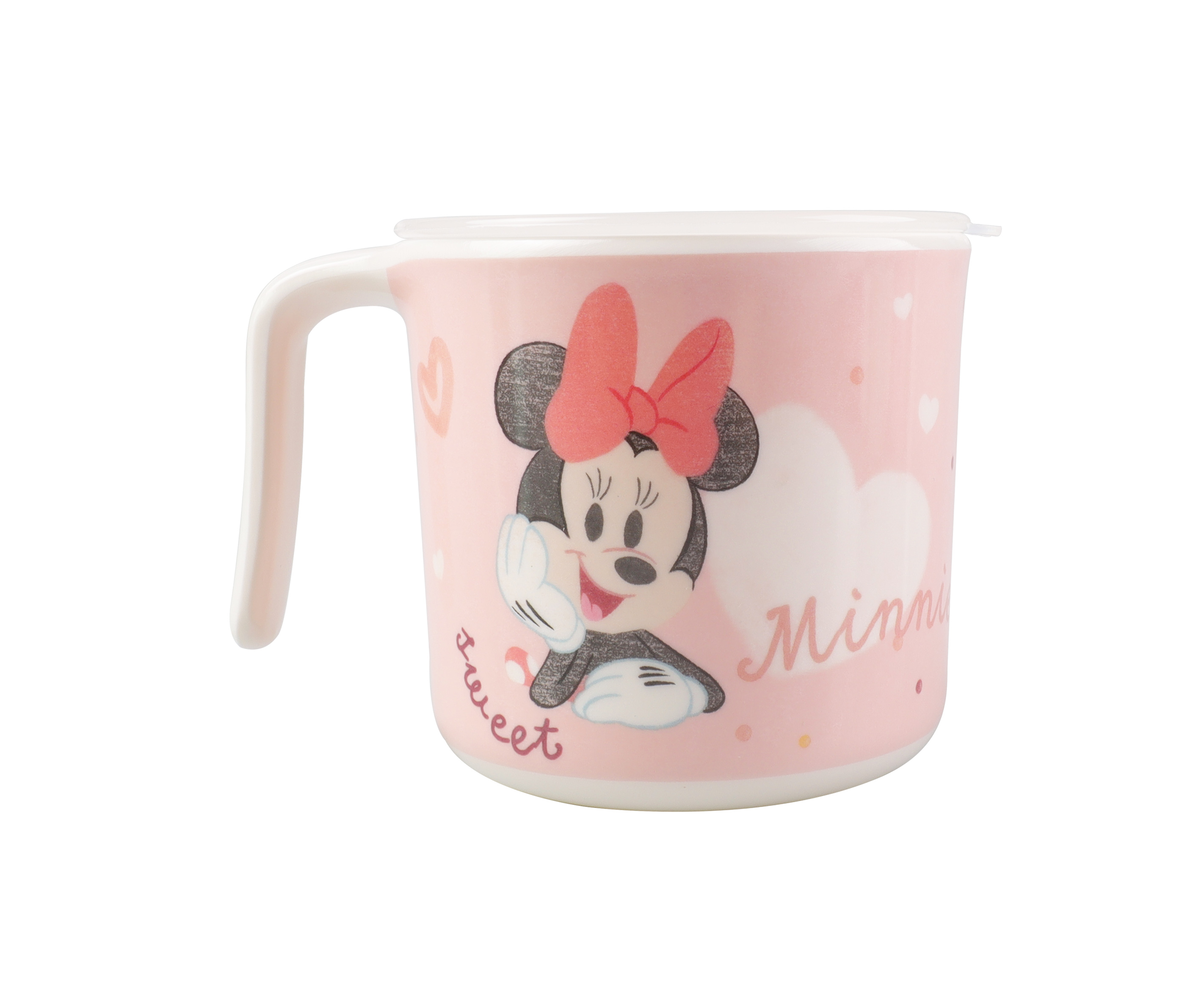 [Hàng mới về] Ly Melamine tay cầm Disney có nắp cho bé