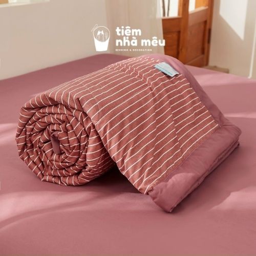 Bộ Chăn Ga Gối Cottton Tici  Đủ Size Set 4 Món Basic Vintage Caro Cao Cấp