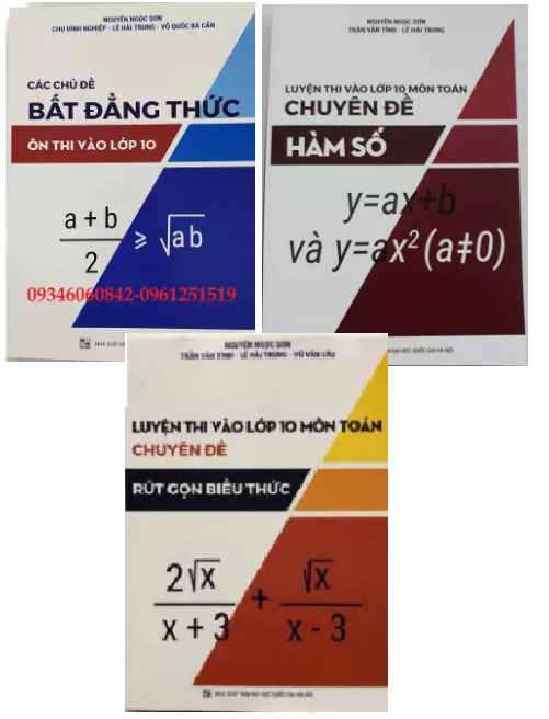 Luyện thi vào lớp 10 môn Toán chuyên đề Bất đẳng thức+Rút gọn biểu thức+Hàm số
