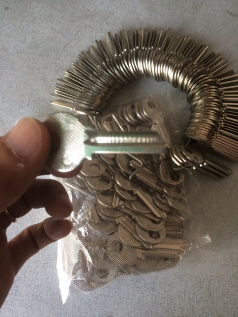 Precut spare keys 8 ( 10 PCs)