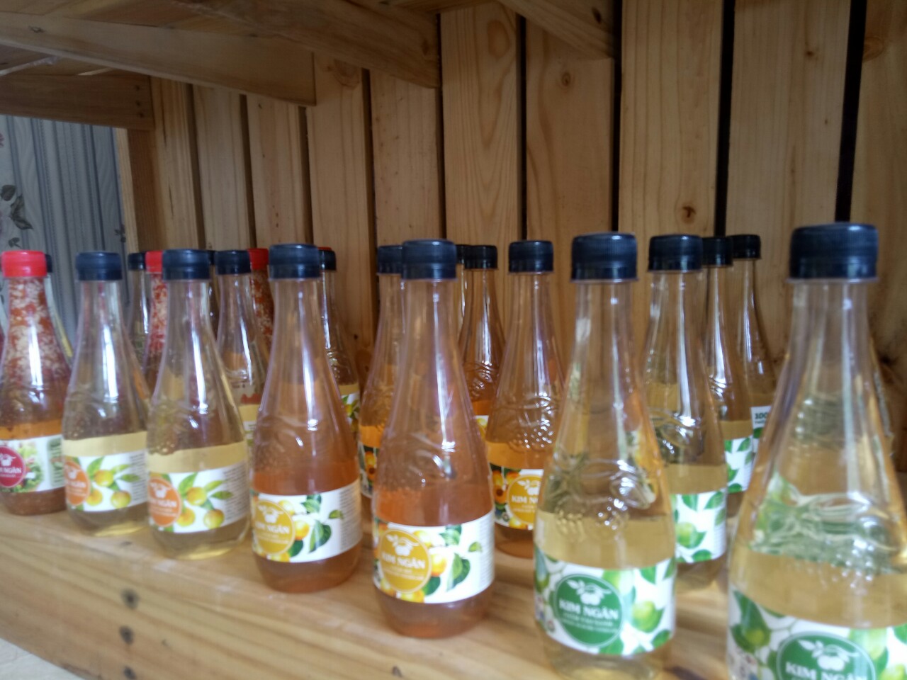 Giấm vải Kim Ngân 450ml