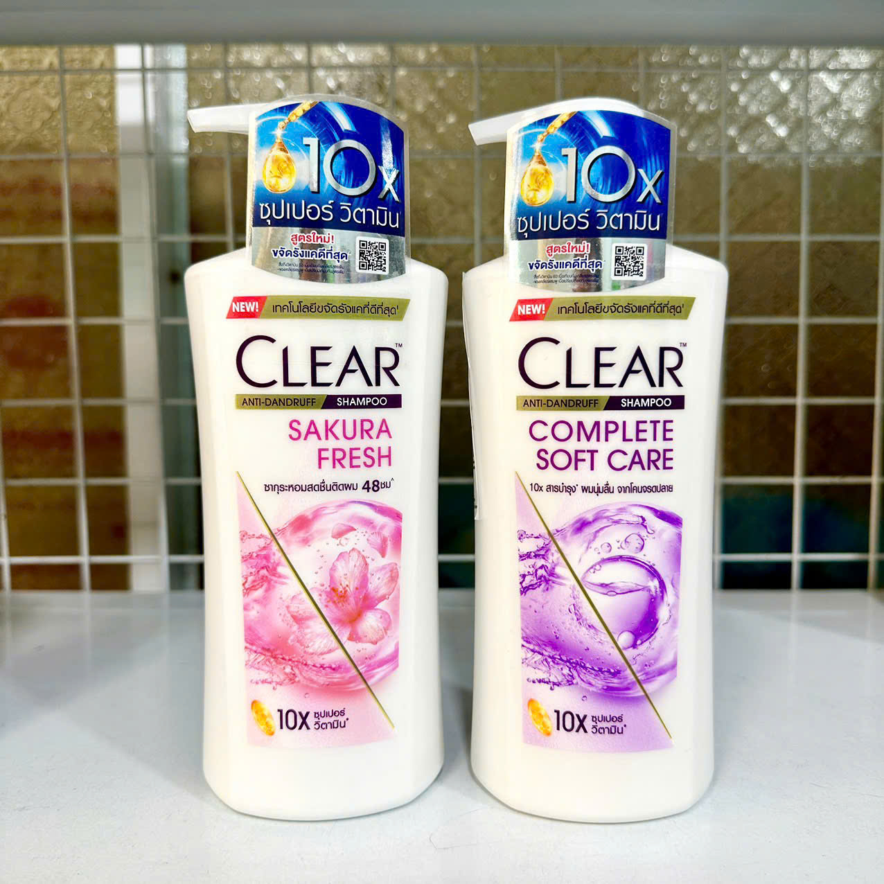 Dầu gội Clear Bạc hà nữ 400ml/ men 390ml Thái Lan
