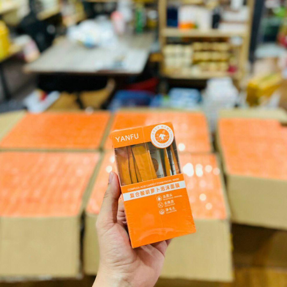 MẶT NẠ SỦI BỌT TINH CHẤT BƠ - CÀ RỐT